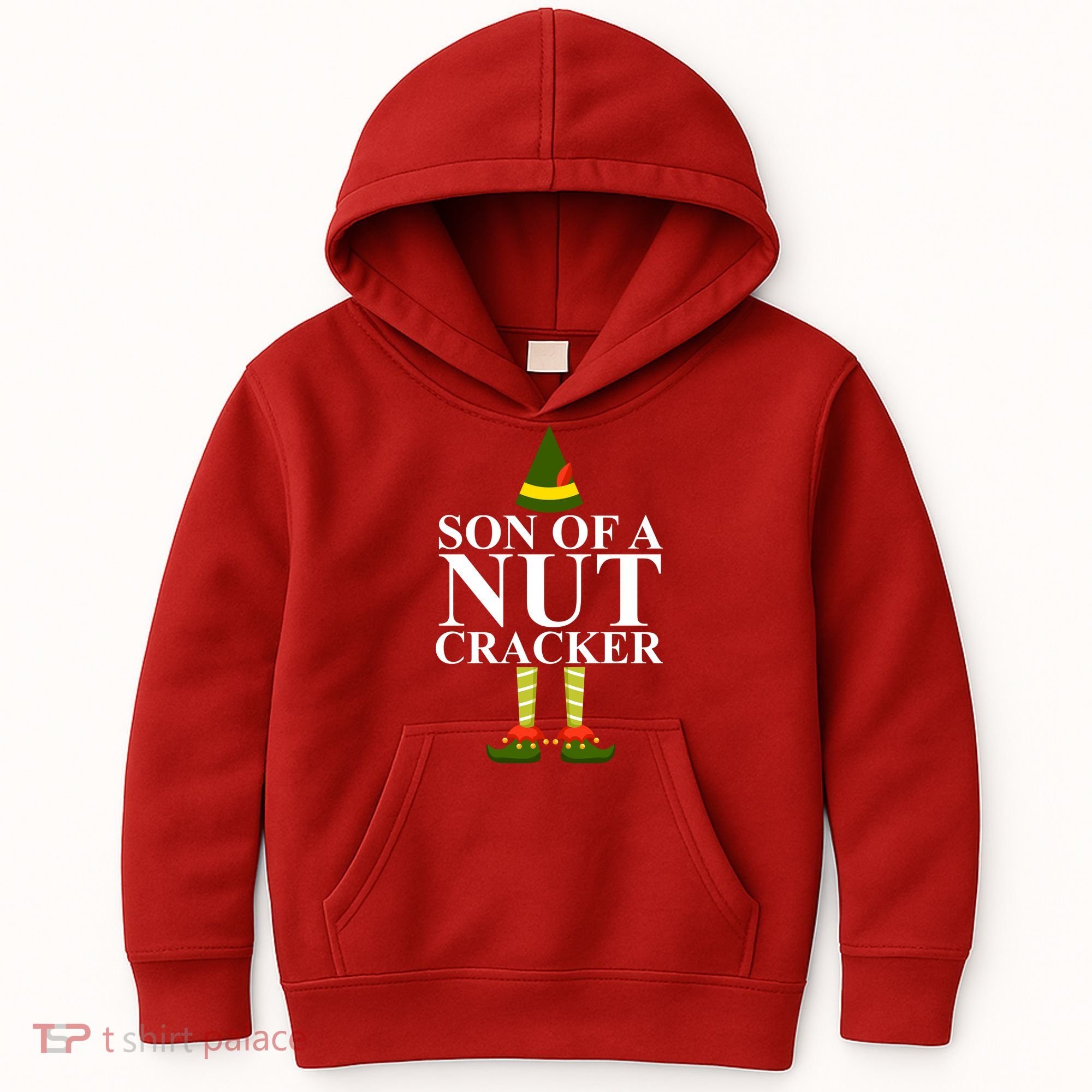 Son Of A Nut Cracker Funny Christmas Kids Hoodie