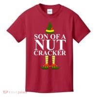 Son Of A Nut Cracker Funny Christmas Kids T-Shirt thumb 0