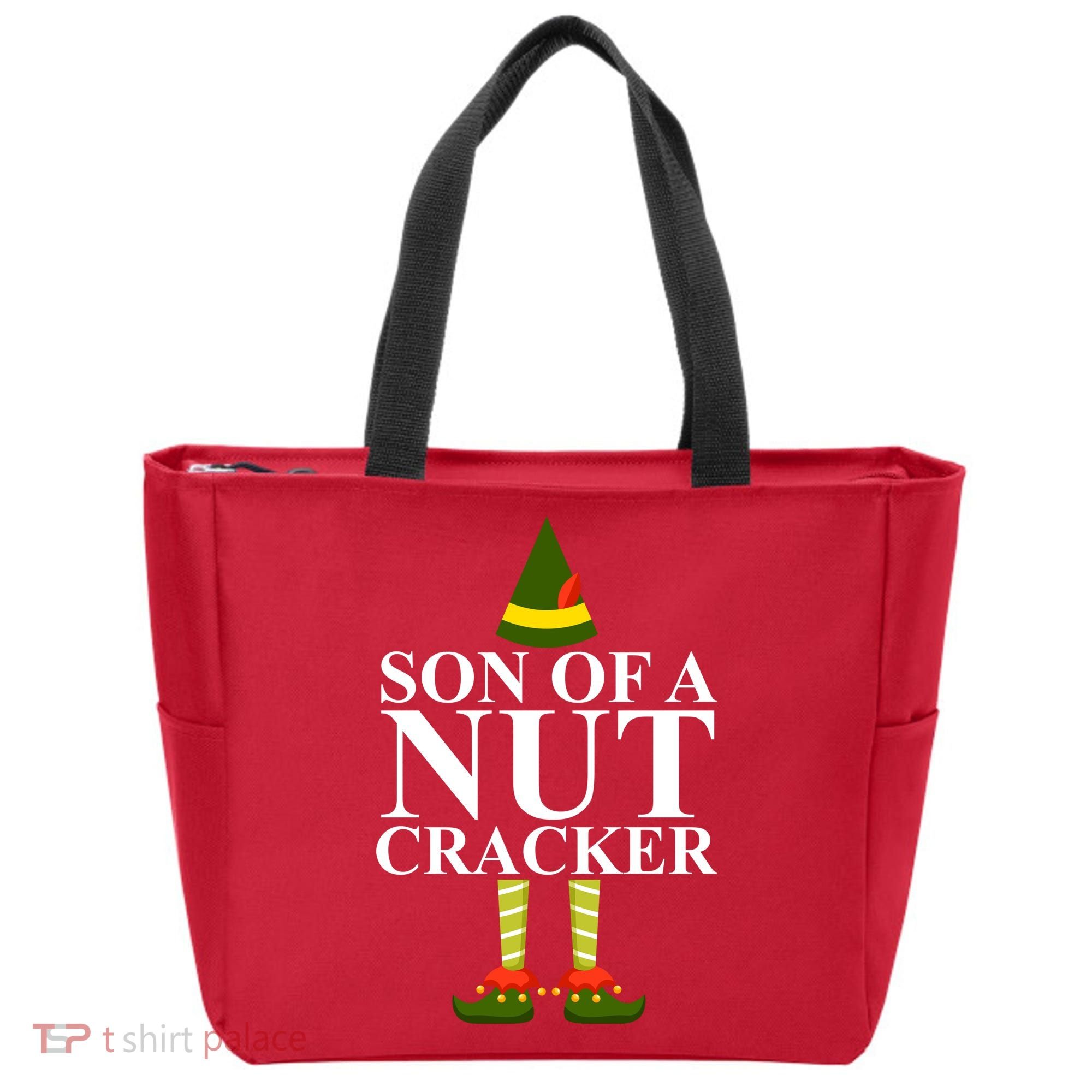 Son Of A Nut Cracker Funny Christmas Tote Bag