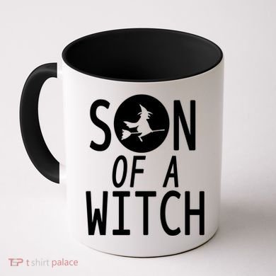 Son Of A Witch Funny Halloween Coffee Mug