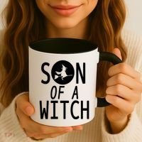 Son Of A Witch Funny Halloween Coffee Mug thumb 3