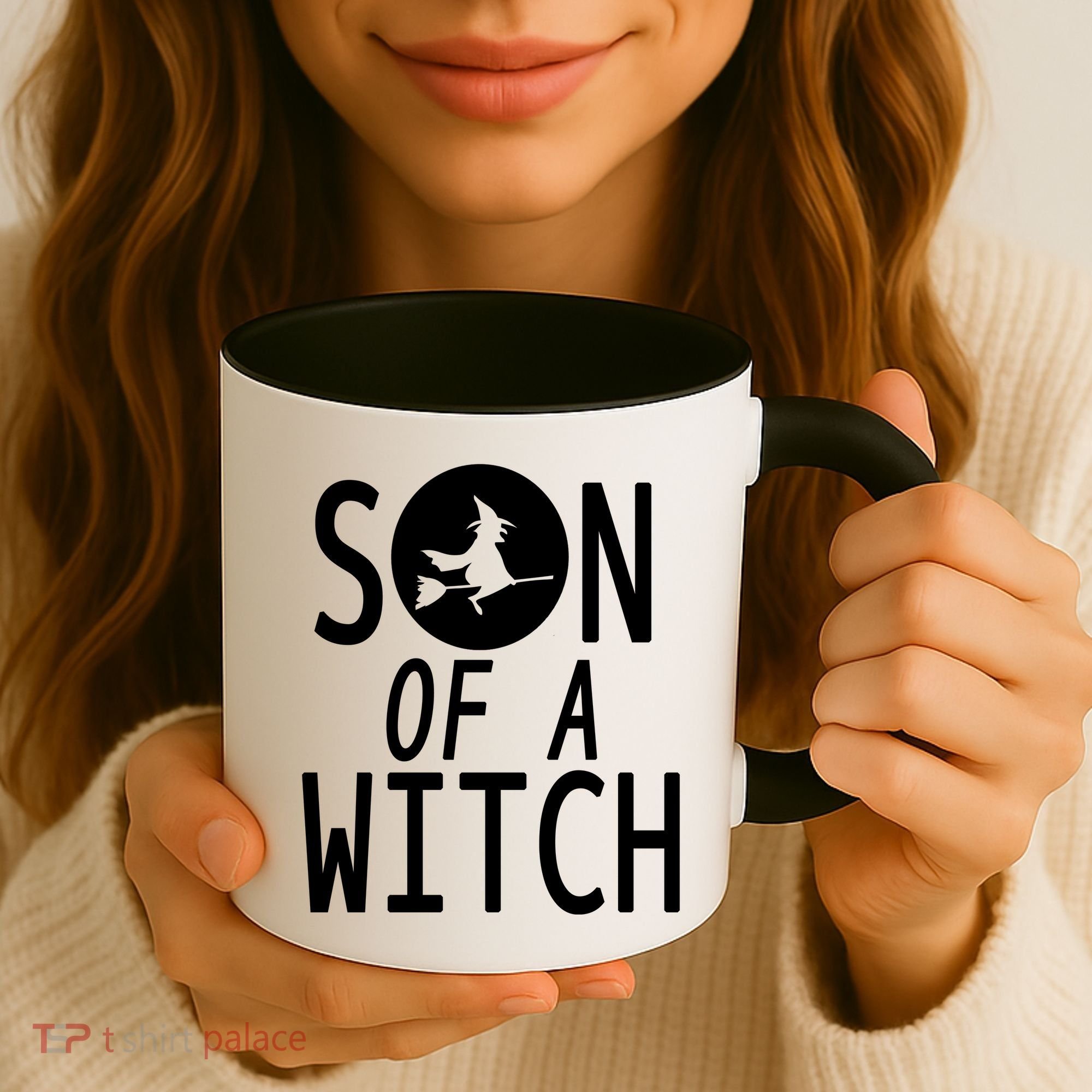 Son Of A Witch Funny Halloween Coffee Mug