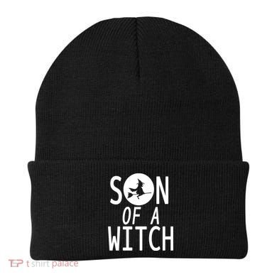 Son Of A Witch Funny Halloween Beanie
