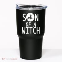 Son Of A Witch Funny Halloween Tumbler thumb 0