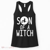 Son Of A Witch Funny Halloween Women's Tank Top thumb 0