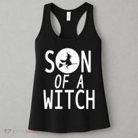 Son Of A Witch Funny Halloween Women's Tank Top thumb 3