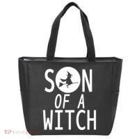 Son Of A Witch Funny Halloween Tote Bag thumb 0