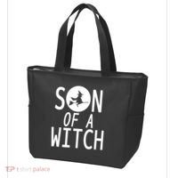 Son Of A Witch Funny Halloween Tote Bag thumb 3