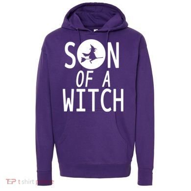 Son Of A Witch Funny Halloween Hoodie