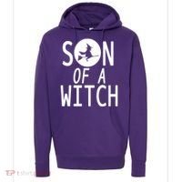 Son Of A Witch Funny Halloween Hoodie thumb 0