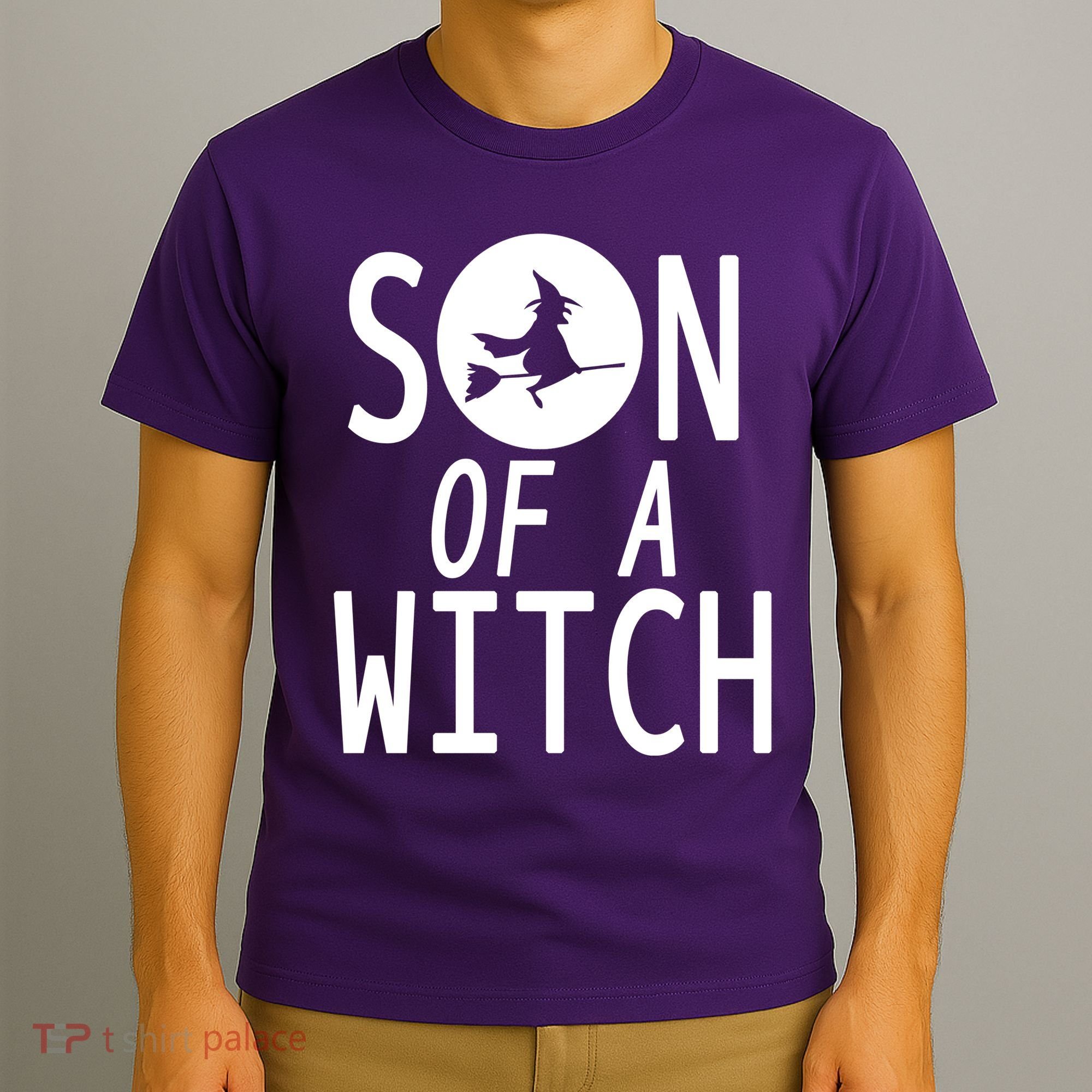 Son Of A Witch Funny Halloween T-Shirt