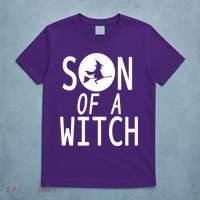 Son Of A Witch Funny Halloween T-Shirt thumb 5