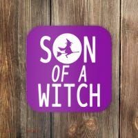Son Of A Witch Funny Halloween Coaster thumb 0