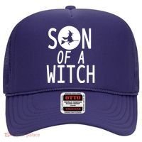 Son Of A Witch Funny Halloween Hat thumb 0