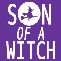 Son Of A Witch Funny Halloween Toddler Hoodie thumb 2