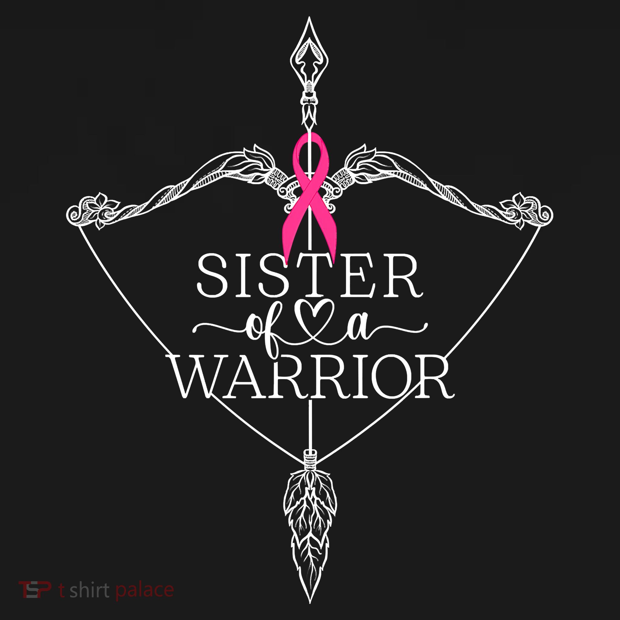 Sister Of A Warrior Breast Cancer Awareness Support Squad Women's Hoodie