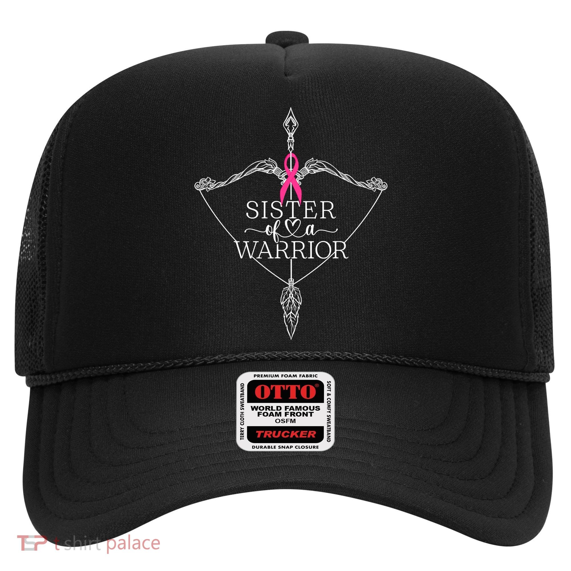 Sister Of A Warrior Breast Cancer Awareness Support Squad Hat