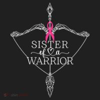Sister Of A Warrior Breast Cancer Awareness Support Squad Hat thumb 2