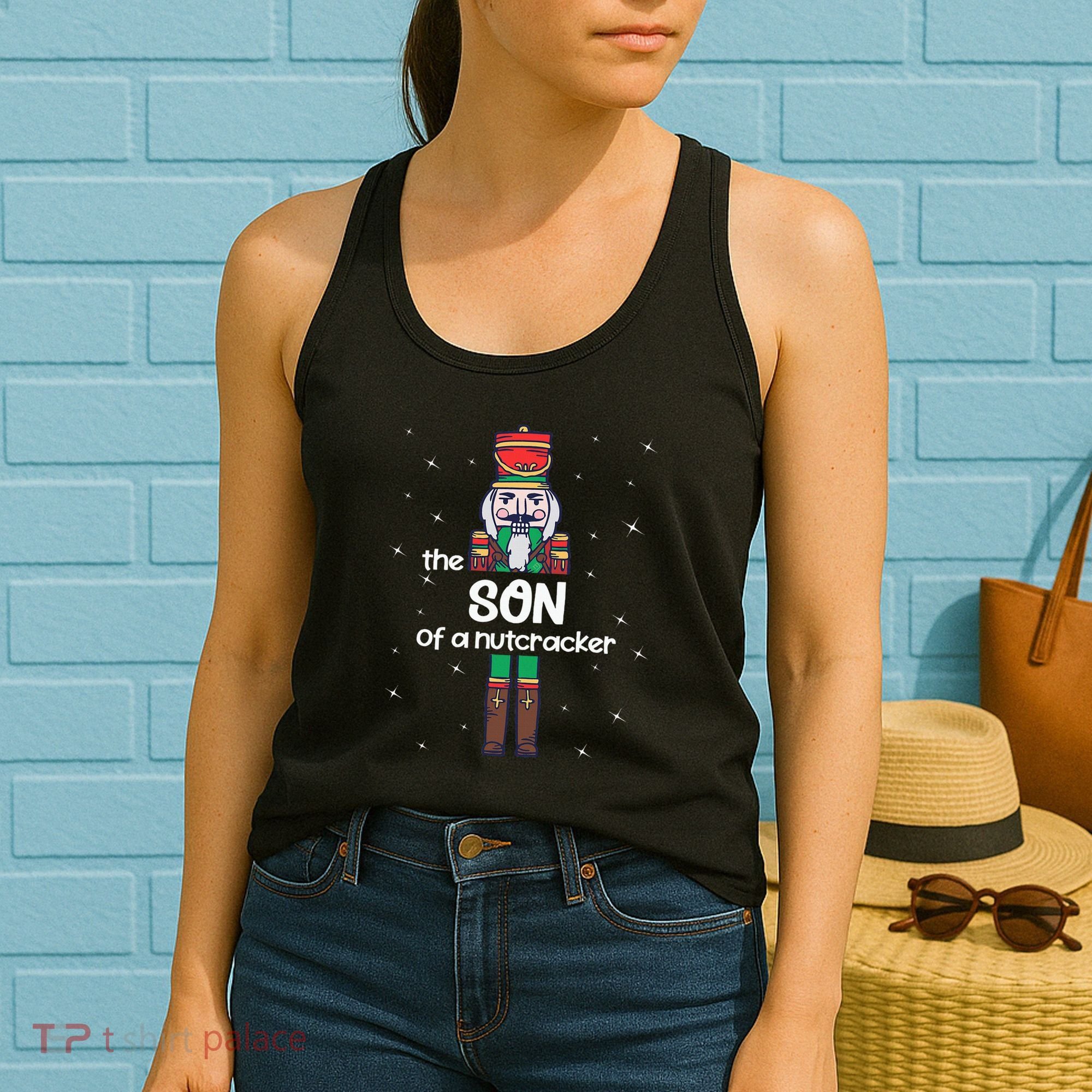 Son Of A Nutcracker Family Matching Funny Pajama Women's Tank Top