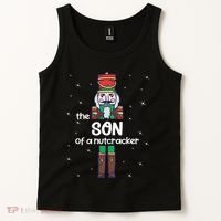 Son Of A Nutcracker Family Matching Funny Pajama Tank Top thumb 2