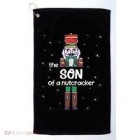 Son Of A Nutcracker Family Matching Funny Pajama Golf Towel thumb 0