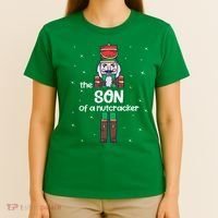 Son Of A Nutcracker Family Matching Funny Pajama T-Shirt thumb 4