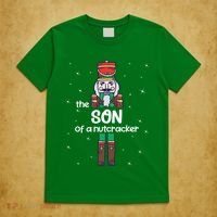Son Of A Nutcracker Family Matching Funny Pajama T-Shirt thumb 5