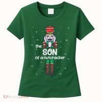 Son Of A Nutcracker Family Matching Funny Pajama Women's T-Shirt thumb 0