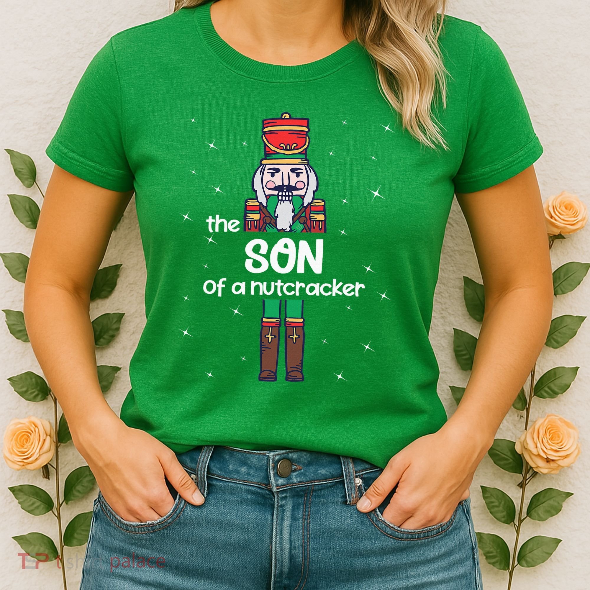 Son Of A Nutcracker Family Matching Funny Pajama Women's T-Shirt