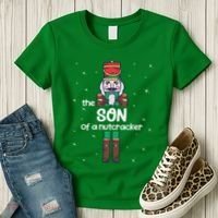 Son Of A Nutcracker Family Matching Funny Pajama Women's T-Shirt thumb 3