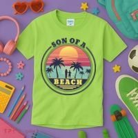 Son of A Beach Kids T-Shirt thumb 3
