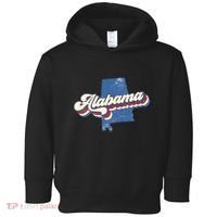 State Of Alabama Retro Logo Toddler Hoodie thumb 0