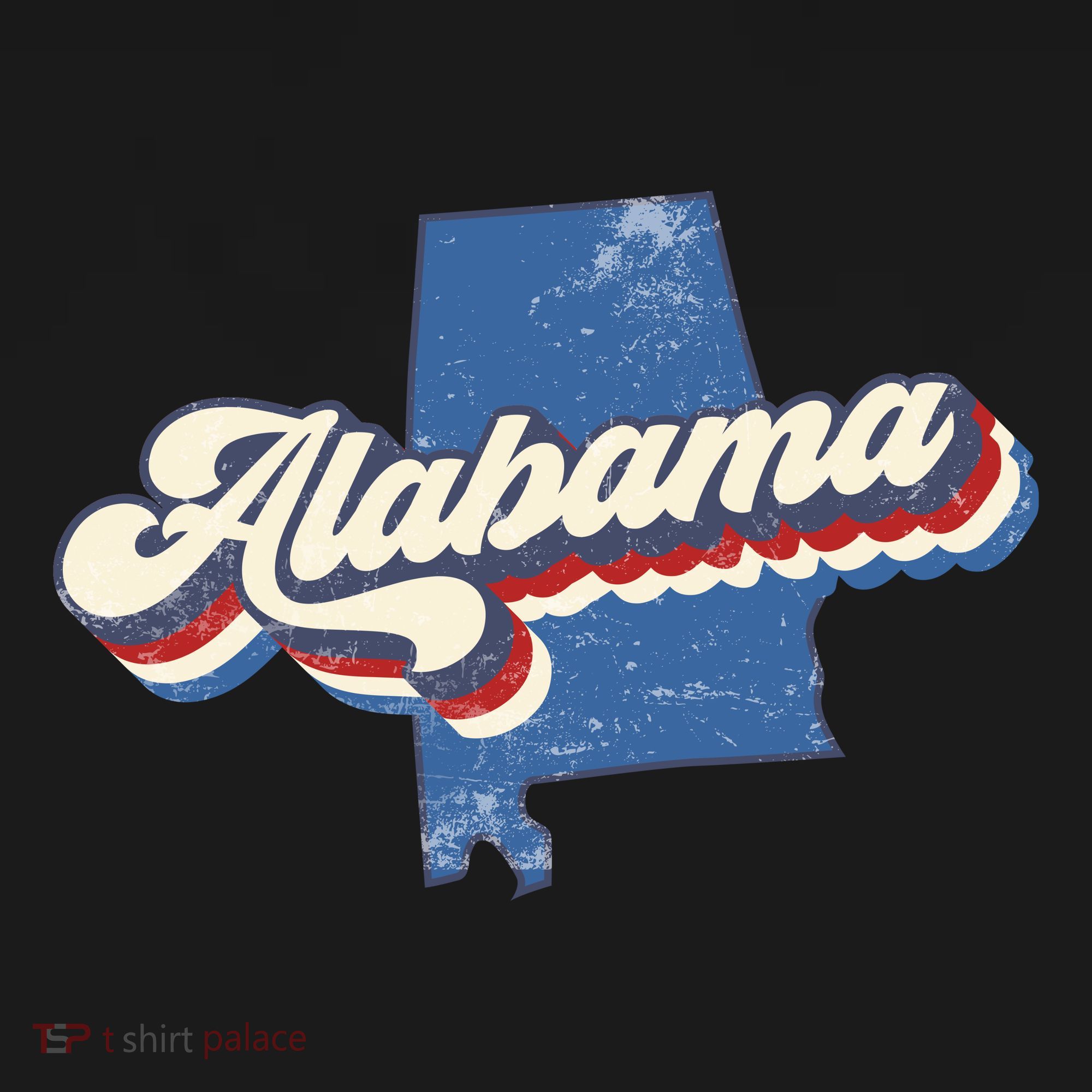 State Of Alabama Retro Logo Tote Bag