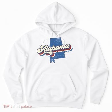 State Of Alabama Retro Logo Hoodie