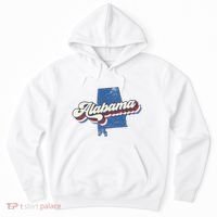 State Of Alabama Retro Logo Hoodie thumb 0