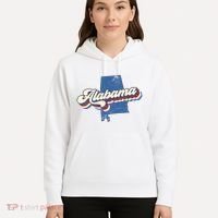 State Of Alabama Retro Logo Hoodie thumb 5