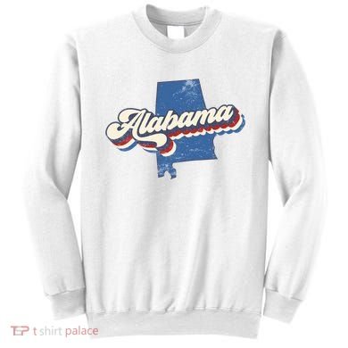 State Of Alabama Retro Logo Sweatshirt
