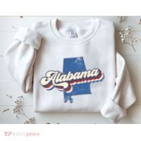 State Of Alabama Retro Logo Sweatshirt thumb 2