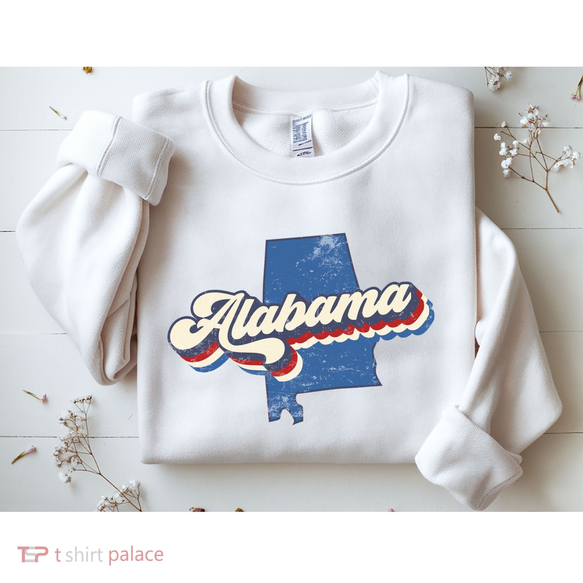 State Of Alabama Retro Logo Sweatshirt