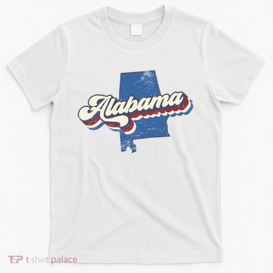 State Of Alabama Retro Logo T-Shirt