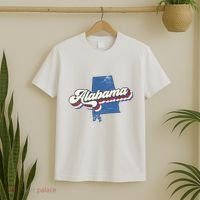 State Of Alabama Retro Logo T-Shirt thumb 2