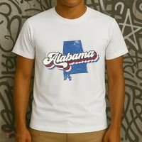 State Of Alabama Retro Logo T-Shirt thumb 3