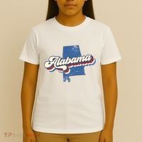 State Of Alabama Retro Logo T-Shirt thumb 4