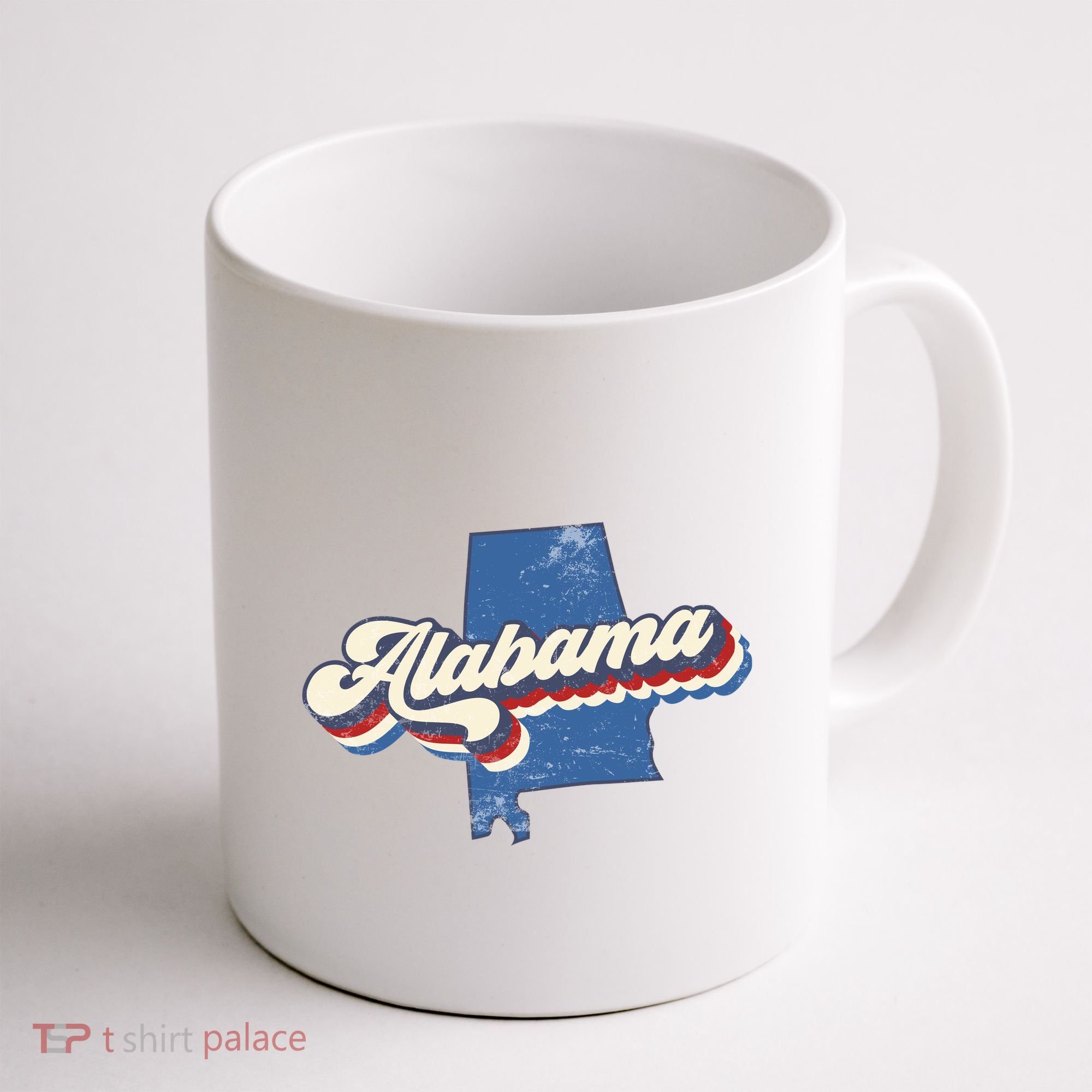 State Of Alabama Retro Logo Coffee Mug