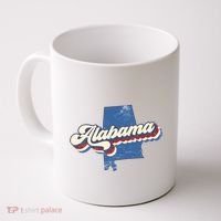 State Of Alabama Retro Logo Coffee Mug thumb 0