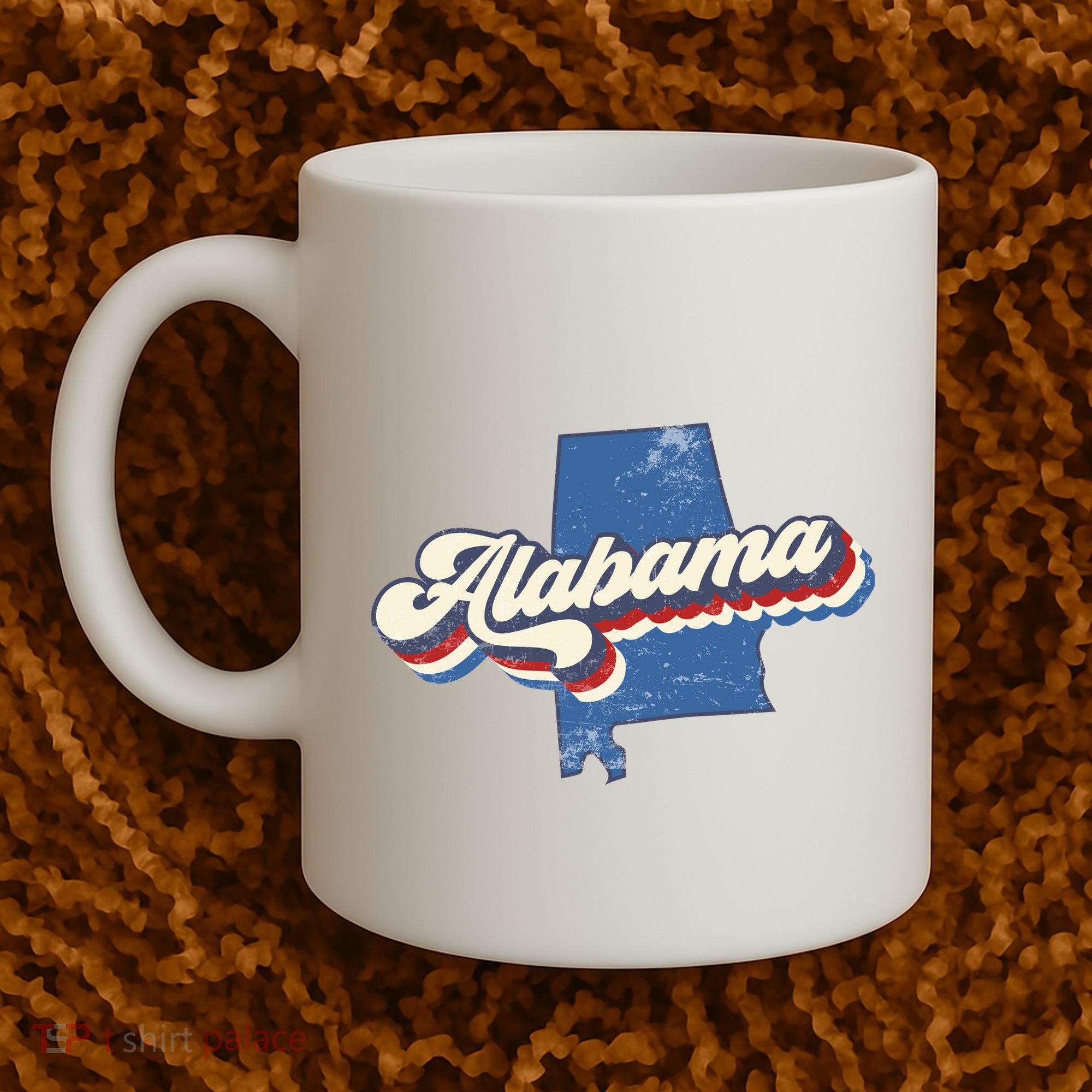 State Of Alabama Retro Logo Coffee Mug