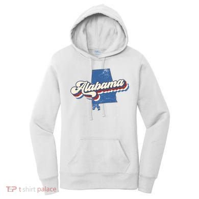 State Of Alabama Retro Logo Women's Hoodie