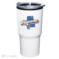State Of Alabama Retro Logo Tumbler thumb 0