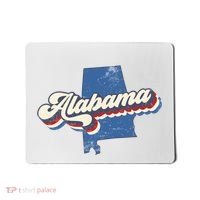 State Of Alabama Retro Logo Mousepad thumb 0