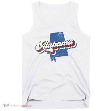 State Of Alabama Retro Logo Tank Top